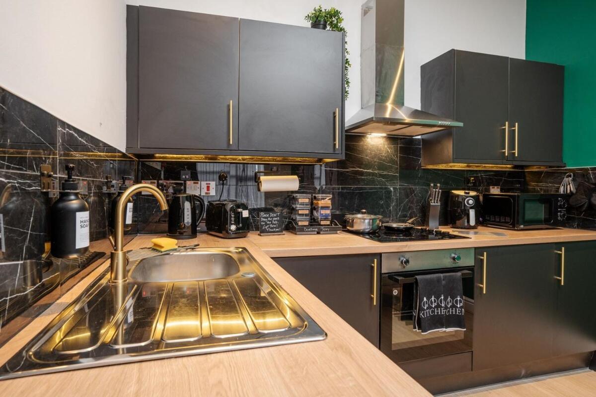 Apartmán Modern 2-Bed Flat, Sleeps 6 Liverpool Exteriér fotografie